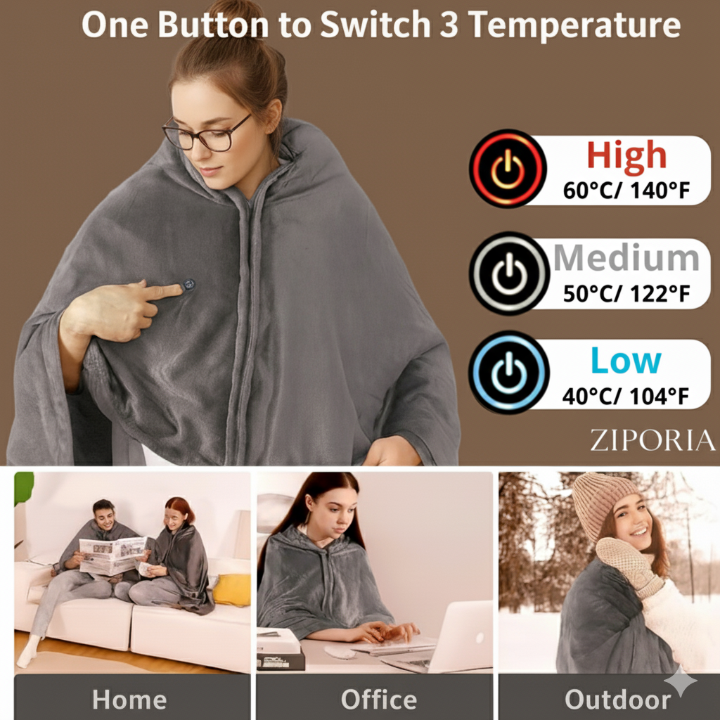 ThermaLuxe™ Heated Shawl